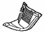 Toyota 53886-28030 Seal, Fender Apron Mudguard, Driver Side