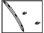 Toyota 62581-95D00-03 Garnish, Rear Window Side, Passenger Side