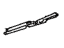 Toyota 63641-28010 Rail, Sunshade, Front Passenger Side
