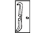Toyota 67663-95D01-B8 Upper Trim Panel, Passenger Side