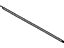 Toyota 85224-28050 Plate, Wiper Rubber Backing