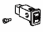 Toyota 84160-95J03 Fog Lamp Switch