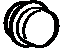 Toyota 43514-22020-86 Grease Cap, Front