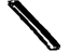 Toyota 75765-20020 Moulding, Rear Door Window Frame, Rear Passenger Side