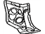 Toyota 57605-35300 Floor Extension, Rear Passenger Side