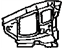 Toyota 61015-35020 Apron Reinforcement, Lower Passenger Side
