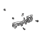 Toyota 69202-60020 Frame Sub-Assembly, Front Door Outside Handle, Driver Side