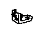 Toyota 73677-60010 Anchor Plate, Rear Outer Passenger Side