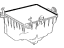 Toyota 17701-25081 Filter Case, Lower