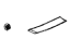 Toyota 62791-42020 Moulding, Quarter Window, Upper Passenger Side