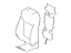 Toyota 71073-42C90-A3 Cover, Front Seat Back, Passenger Side(For Separate Type)