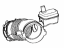Toyota 17880-25040 Hose Assembly, Air Cleaner