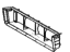 Toyota 16691-10010 Air Duct, Front Passenger Side