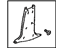 Toyota 62414-32060-04 Garnish, Center Pillar, Lower Driver Side