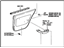 Toyota 67640-33122-K2 Rear Door Trim, Driver Side
