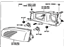 Toyota 81110-33010 Headlamp Assembly, Passenger Side