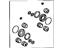 Toyota 04479-20090 Caliper Overhaul Kit, Rear
