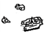 Toyota 69205-32071-E0 Handle Sub-Assembly, Front Door Inside, Passenger Side