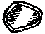 Toyota 67651-32040-B0 Speaker Grille, Passenger Side