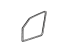 Toyota 62311-32071 Weatherstrip, Front Door Opening Trim, Passenger Side