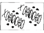 Toyota 04491-06010 Pad Kit, Disc Brake, Front