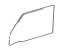Toyota 68112-90K00 Glass Sub-Assembly, Front Door, Driver Side