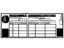 Toyota 42661-42810 Label, Tire Pressure Information