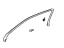 Toyota 62382-20091 Weatherstrip, Roof Side Rail, Front Driver Side