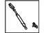Toyota 68960-80002 Stay Assembly, Back Door, Driver Side