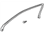 Toyota 62381-20091 Weatherstrip, Roof Side Rail, Front Passenger Side