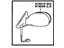 Toyota 87910-2B780-C0 Mirror Assembly, Black, Passenger Side