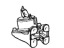 Toyota 12362-F4012 Side Mount, Front Driver Side