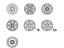 Toyota 42601-0C070 Wheel, Steel