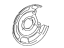 Toyota 47804-60010 Cover Sub-Assembly, Disc Brake Dust, Rear Driver Side