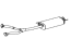 Toyota 17420-F4010 Center Pipe