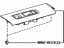 Toyota 74231-0C180 Switch Bezel, Upper Passenger Side