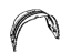 Toyota 65638-0C050 Wheelhouse Liner, Driver Side