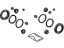 Toyota 04479-02500 Caliper Repair Kit, Rear