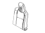 Toyota 71552-74070 Pad, Front Seat Back, Driver Side(For Separate Type)
