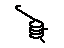 Toyota 46295-35010 Spring, Tension(For Intermediate Lever)