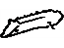 Toyota 66425-04010 Spacer, Side Rail, Rear Driver Side