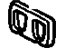 Toyota 73381-04020-B1 Holder, Rear