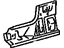 Toyota 57402-04900 Inner Rocker, Driver Side
