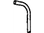 Toyota 63249-35020 Hose(For Sliding Roof Or Removable Roof Drain), Front