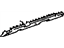 Toyota 66425-04060 Spacer, Side Rail, Rear Driver Side