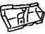 Toyota 57487-04011 Inner Rocker Reinforcement, Driver Side