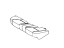 Toyota 71503-47070 Pad, Rear Seat Cushion