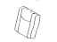 Toyota 71078-47230-G0 Cover, Rear Seat Back, Driver Side(For Separate Type)