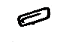 Toyota 75624-12640 Body Side Molding, Black, Outside Rear Driver Side