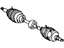 Toyota 43410-20440 Axle Assembly, Passenger Side